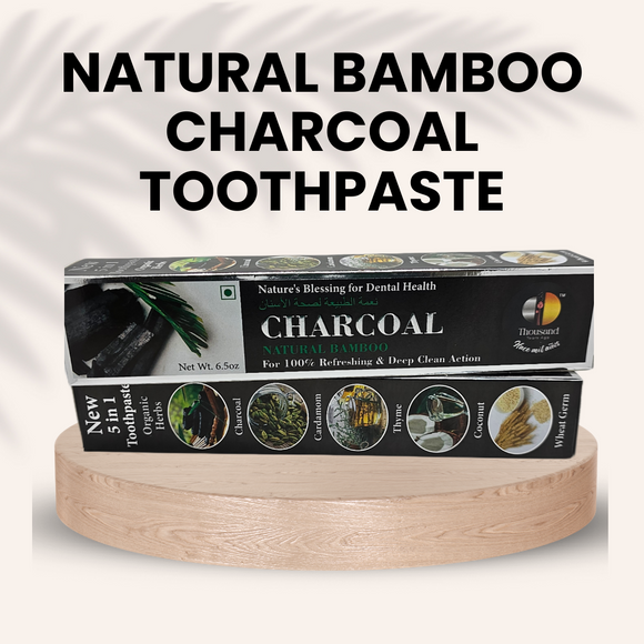 Natural Bamboo Charcoal Toothpaste  - 6.5oz