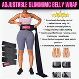 Adjustable Slimming Belly Wrap (with FREE 8oz Flatbelly Tea)