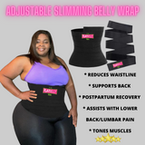 Adjustable Slimming Belly Wrap (with FREE 8oz Flatbelly Tea)