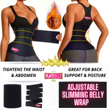 Adjustable Slimming Belly Wrap (with FREE 8oz Flatbelly Tea)