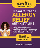 Allergy Relief (Antihistamine for Indoor/Outdoor/Seasonal Allergies) - 16oz